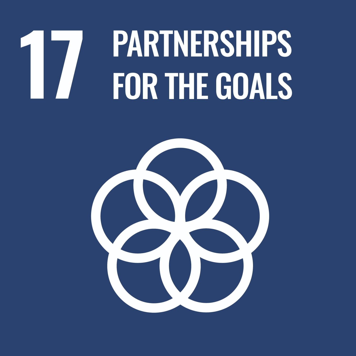SDG 17 icon representing Partnerships for the Goals