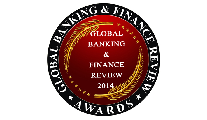 Award logo showing banking excellence recognition