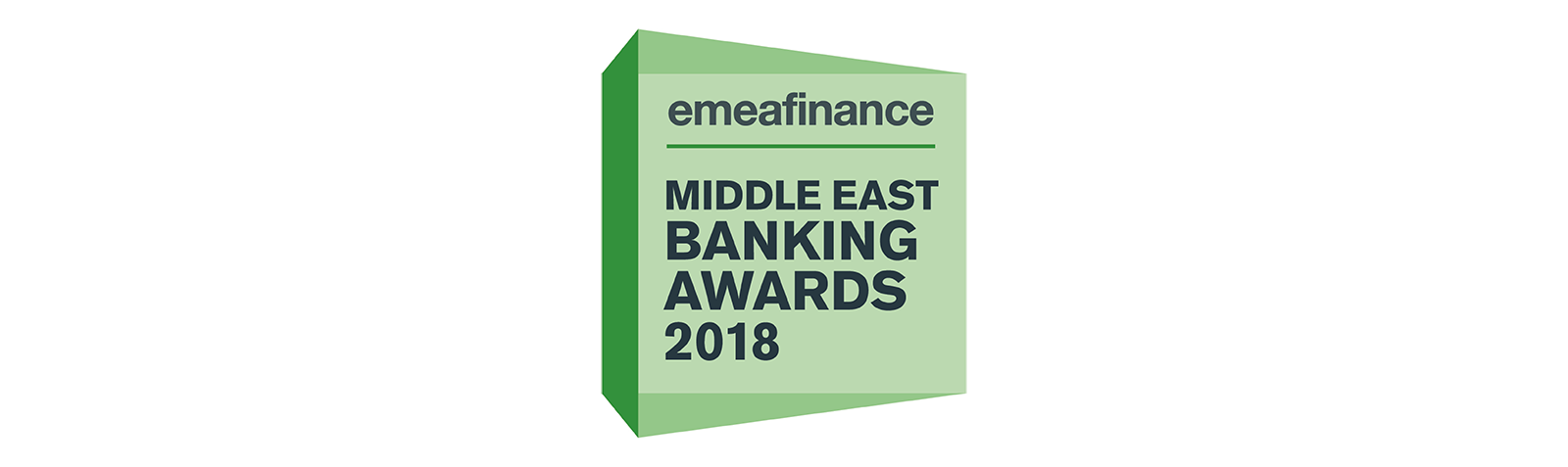 لافتة الصفحة الرئيسية تبرز الاعتراف بمنطقة منطقة أوروبا والشرق الأوسط وأفريقيا.