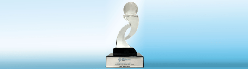 Banner highlighting award recognition.