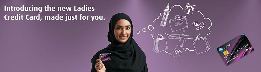 News image announcing ladies credit card information.