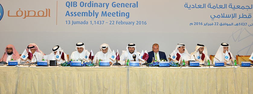 Banner announcing ordinary general assembly meeting.