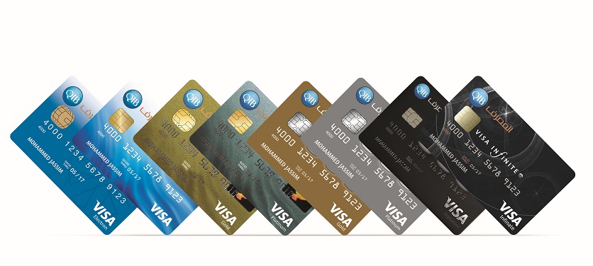 Visual showing multiple payment cards promoting spending campaign.