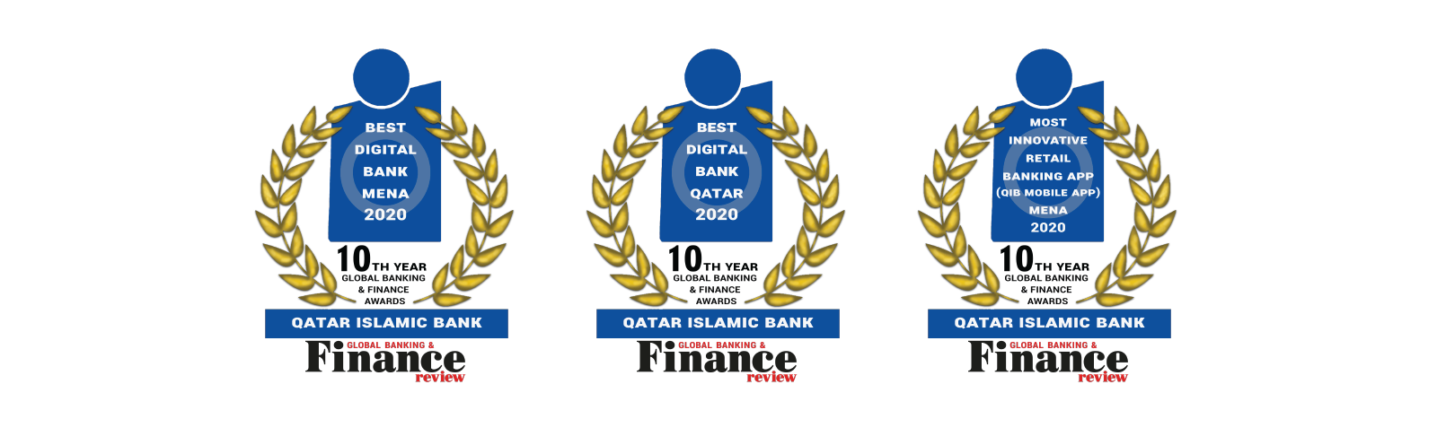 Home banner announcing awards received in 2020.