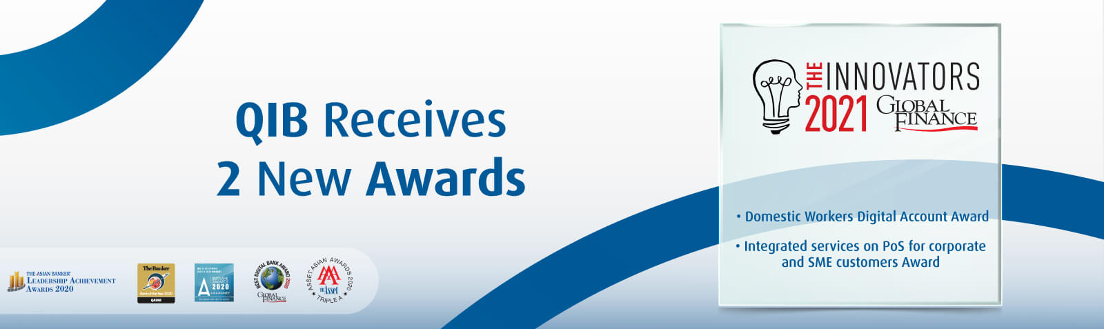 Banner highlighting innovation initiative with campaign title