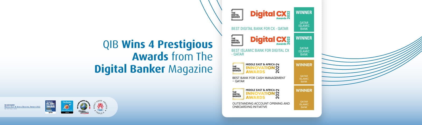 Homepage banner illustrating digital banking services and features.
