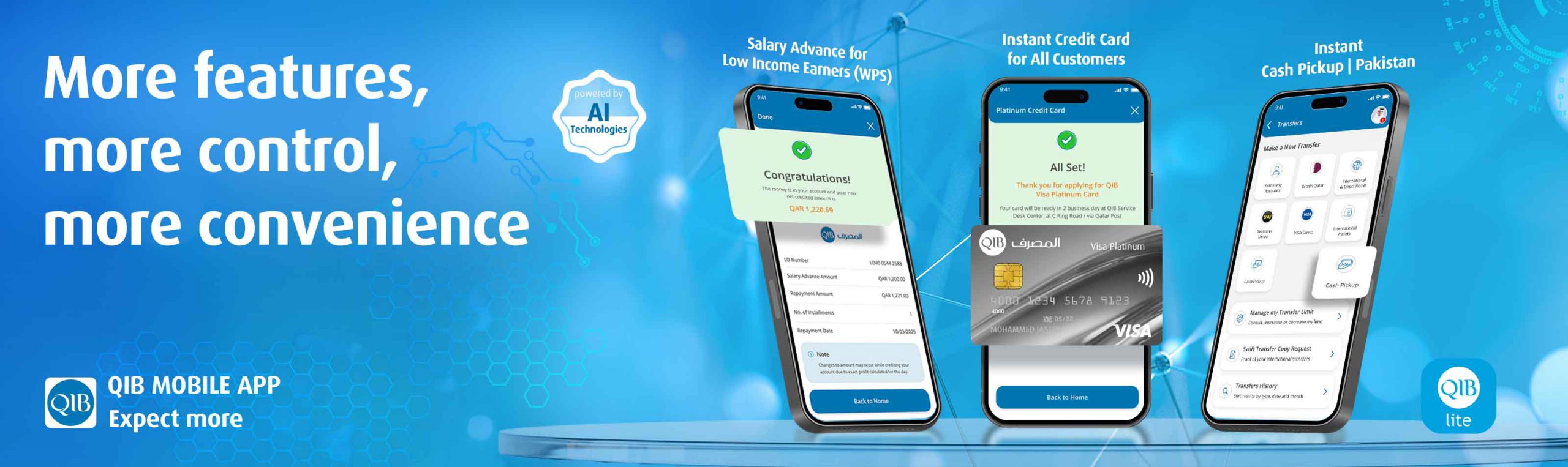 Home banner promoting consolidated repayment solution with campaign message.