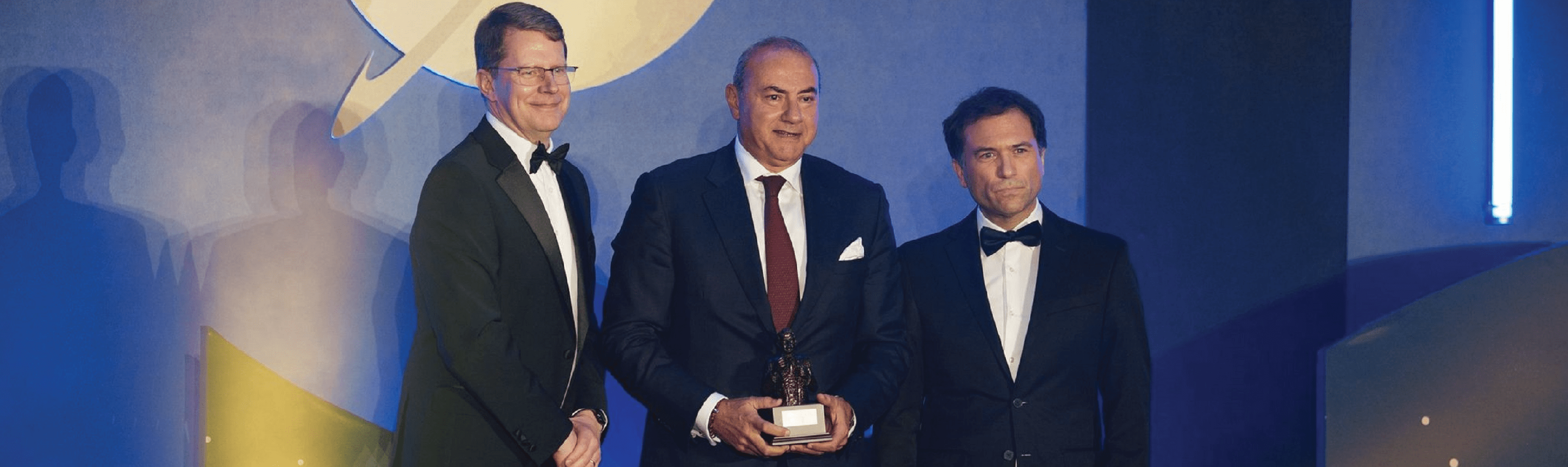Home banner highlighting international banking award recognition