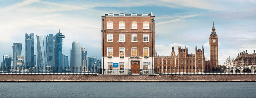 Banner highlighting UK-related banking announcement