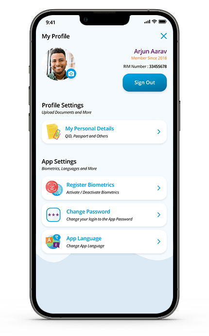 Employee Application QIB Light - English