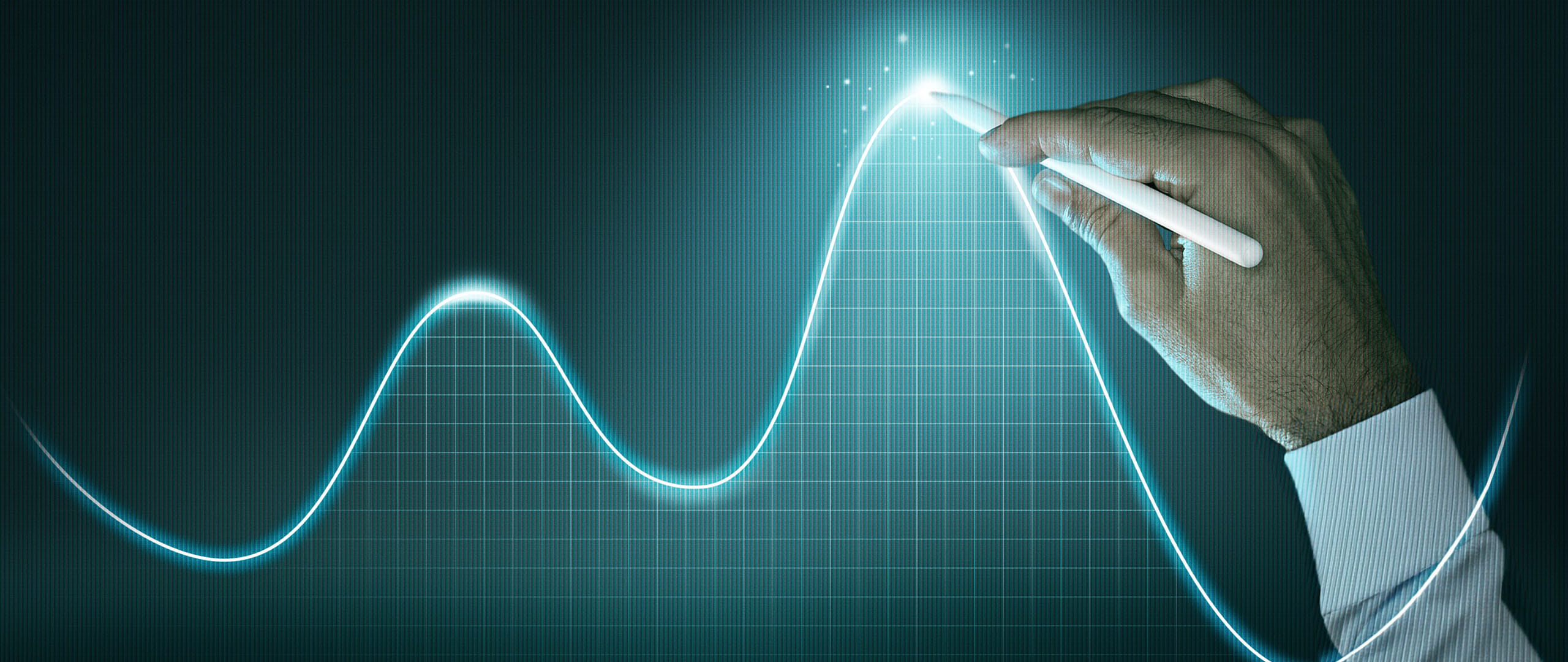 Banner promoting efficient digital banking.