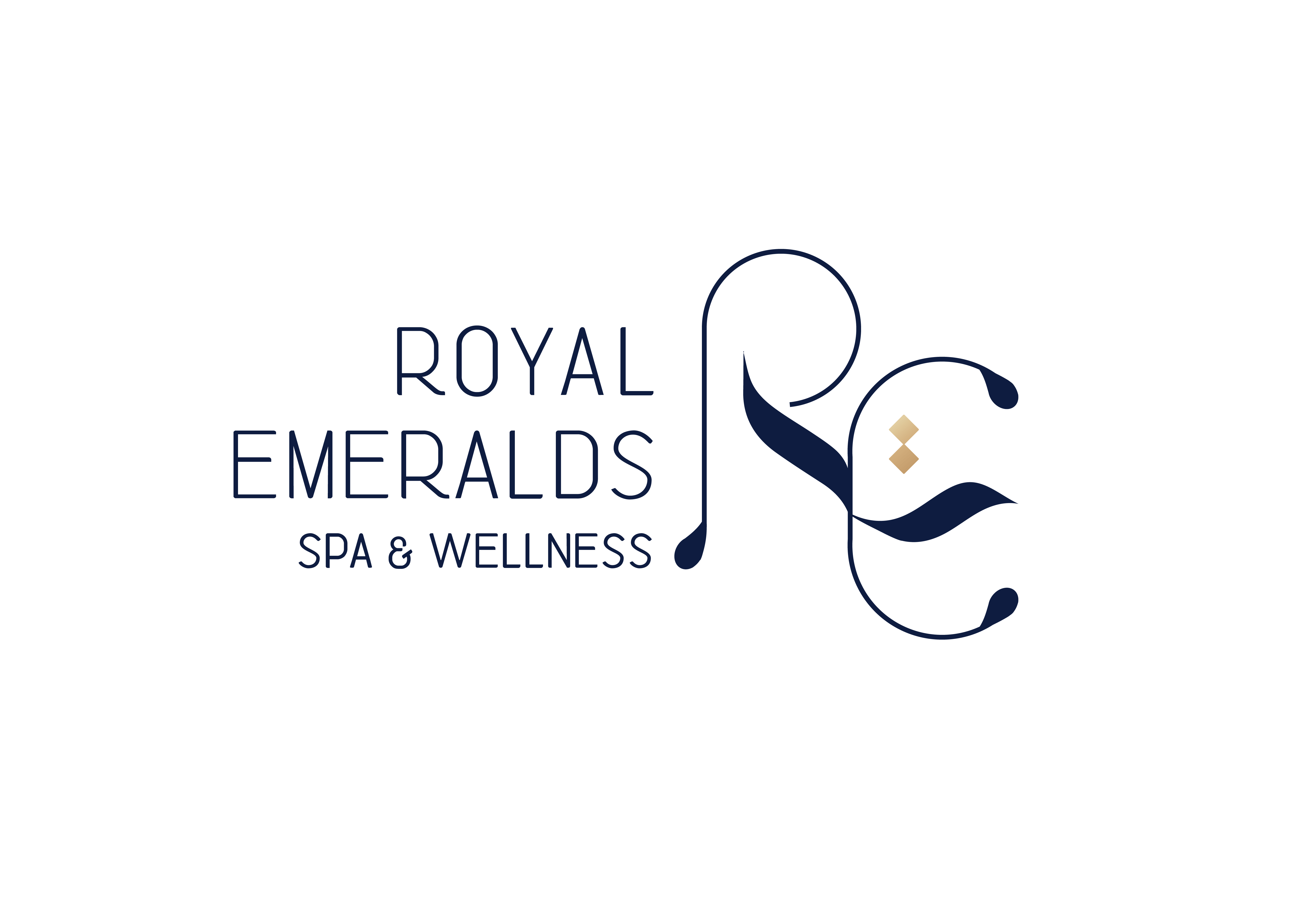 Royal Emeralds spa brand logo.