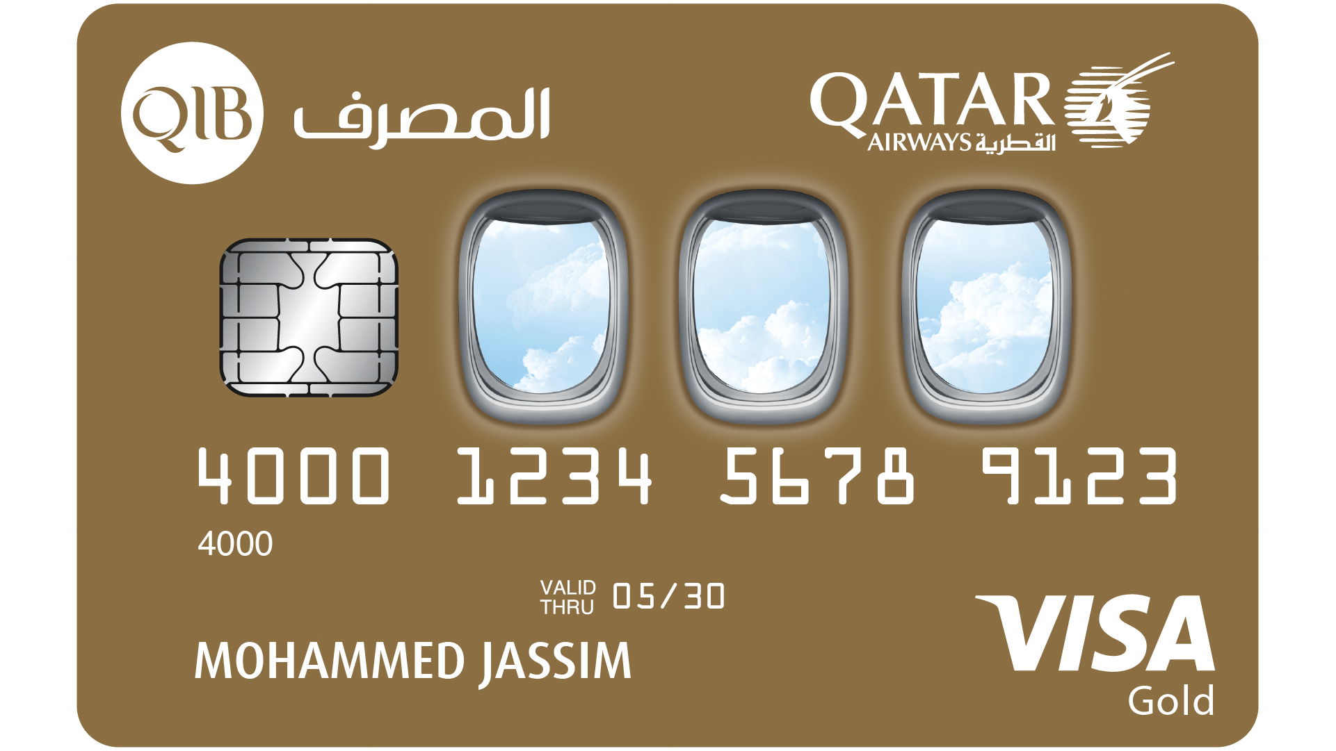 Image of Qatar gold card product.