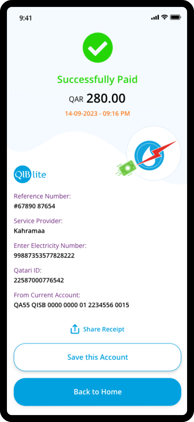 Effortless utility payments