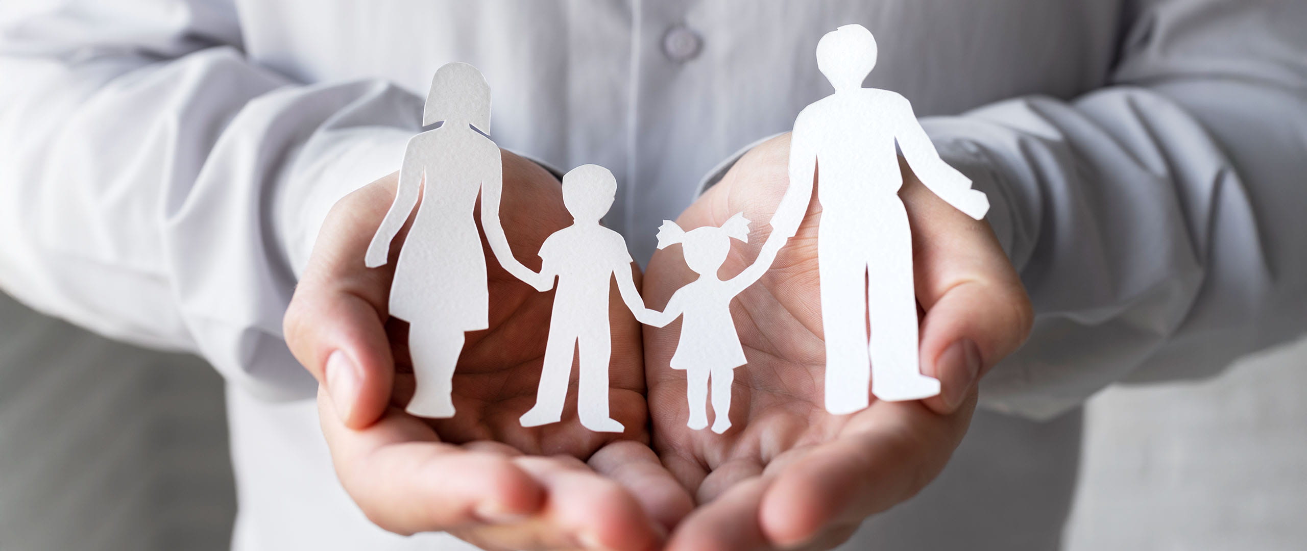 Banner promoting family shield wage protection plan.