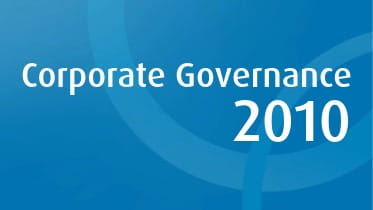 Cover thumbnail for Corporate Governance report 2010.